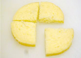 北海道牛乳パン＆苺ジャム＆クリームチーズ・カットの仕方2