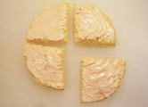 北海道牛乳パン＆苺ジャム＆クリームチーズstep3